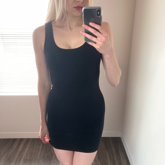 Forever 21 Black Bodycon Dress - Picture 1 of 6